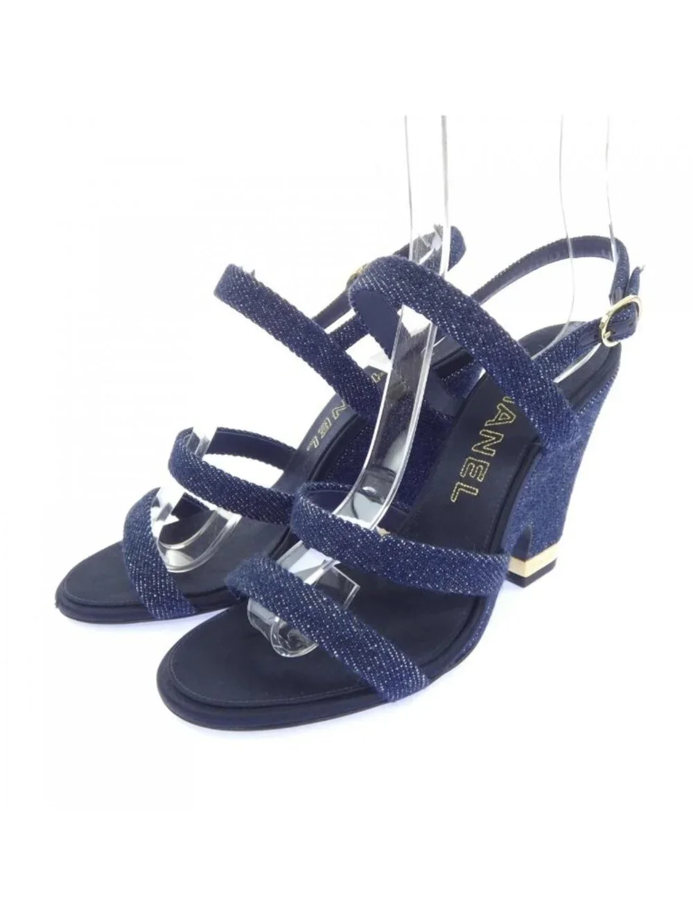 Chanel Sandals Navy